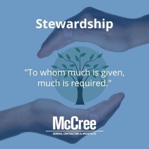 McCree CARES - Stewardship