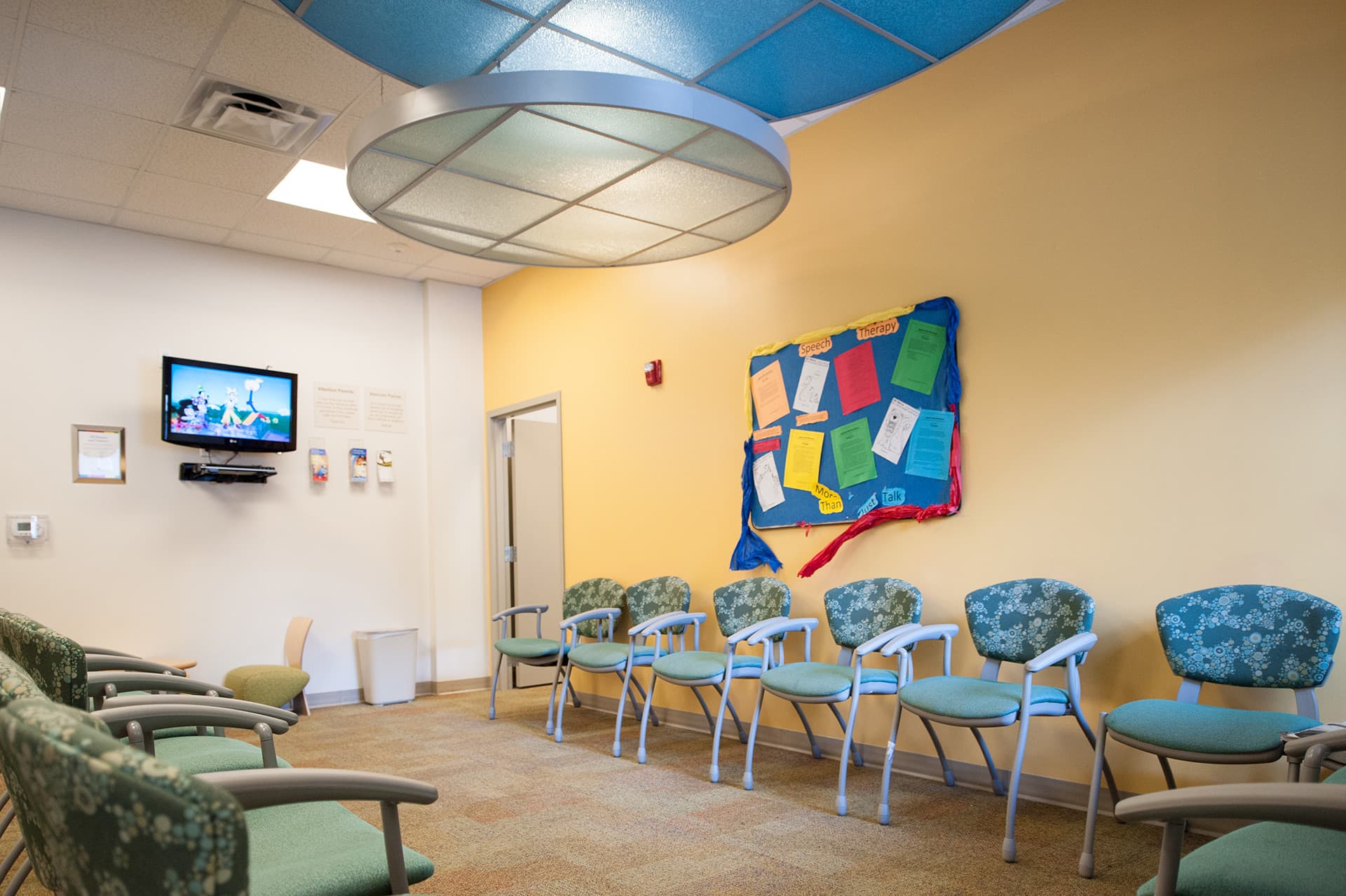 Interiori lobby renovation for Orlando Health Pediatric Rehabilitation Center