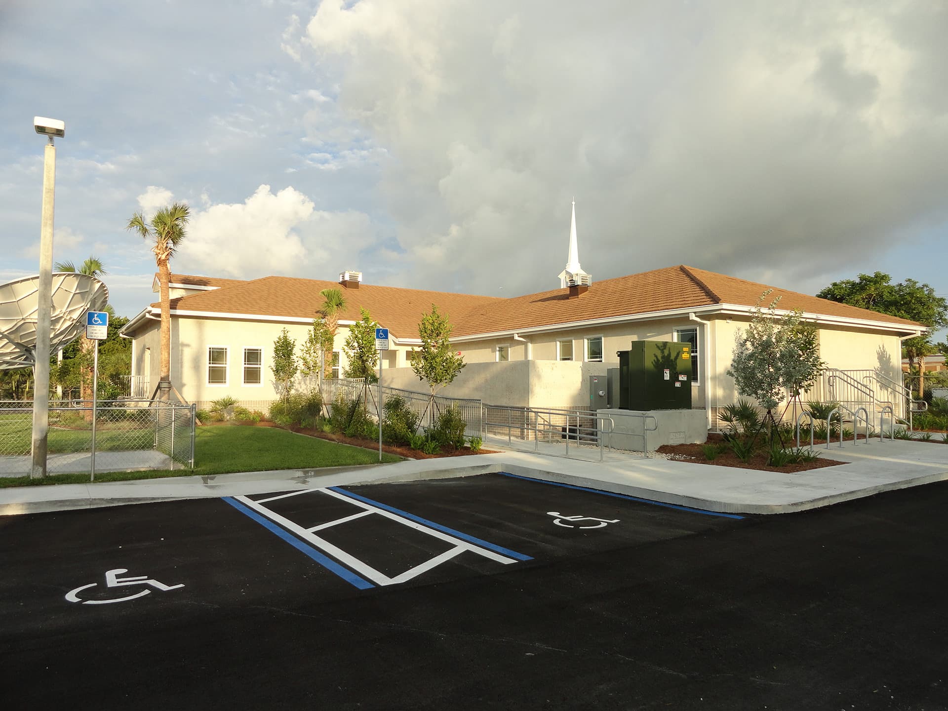 design-build construction services for modern religious center