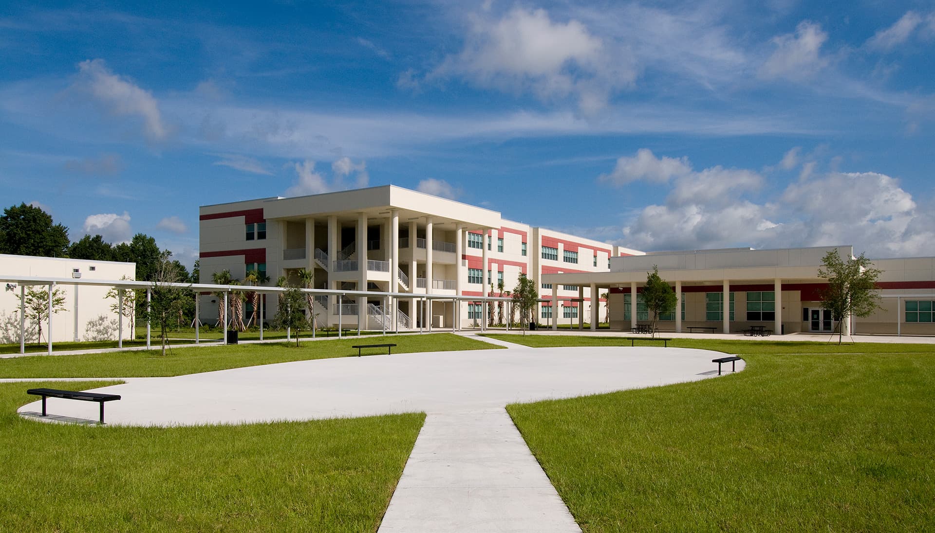 Orange County Public Schools Union Park Middle School Full Exterior View