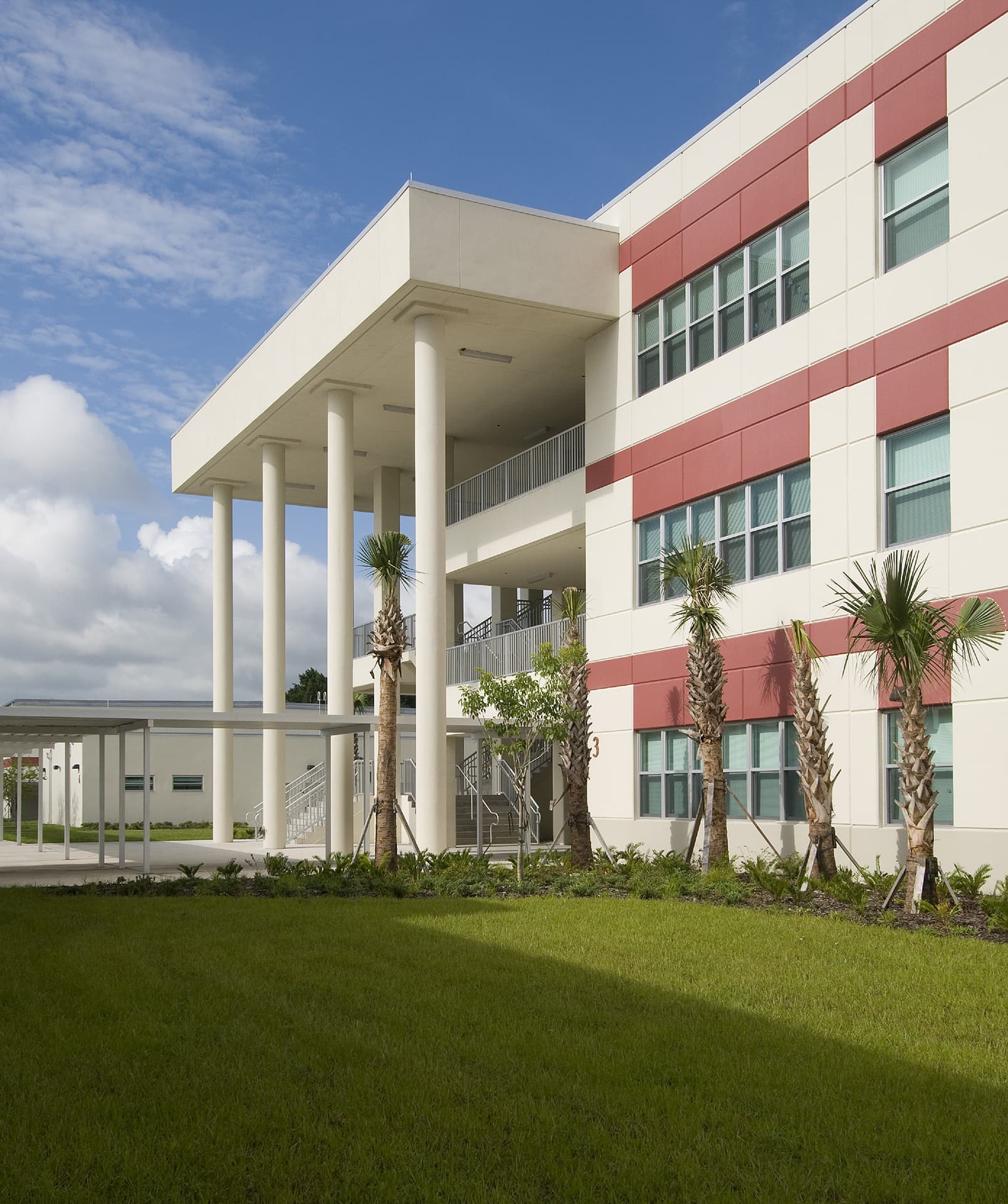 Orange County Public Schools Union Park Middle School Exterior Side View