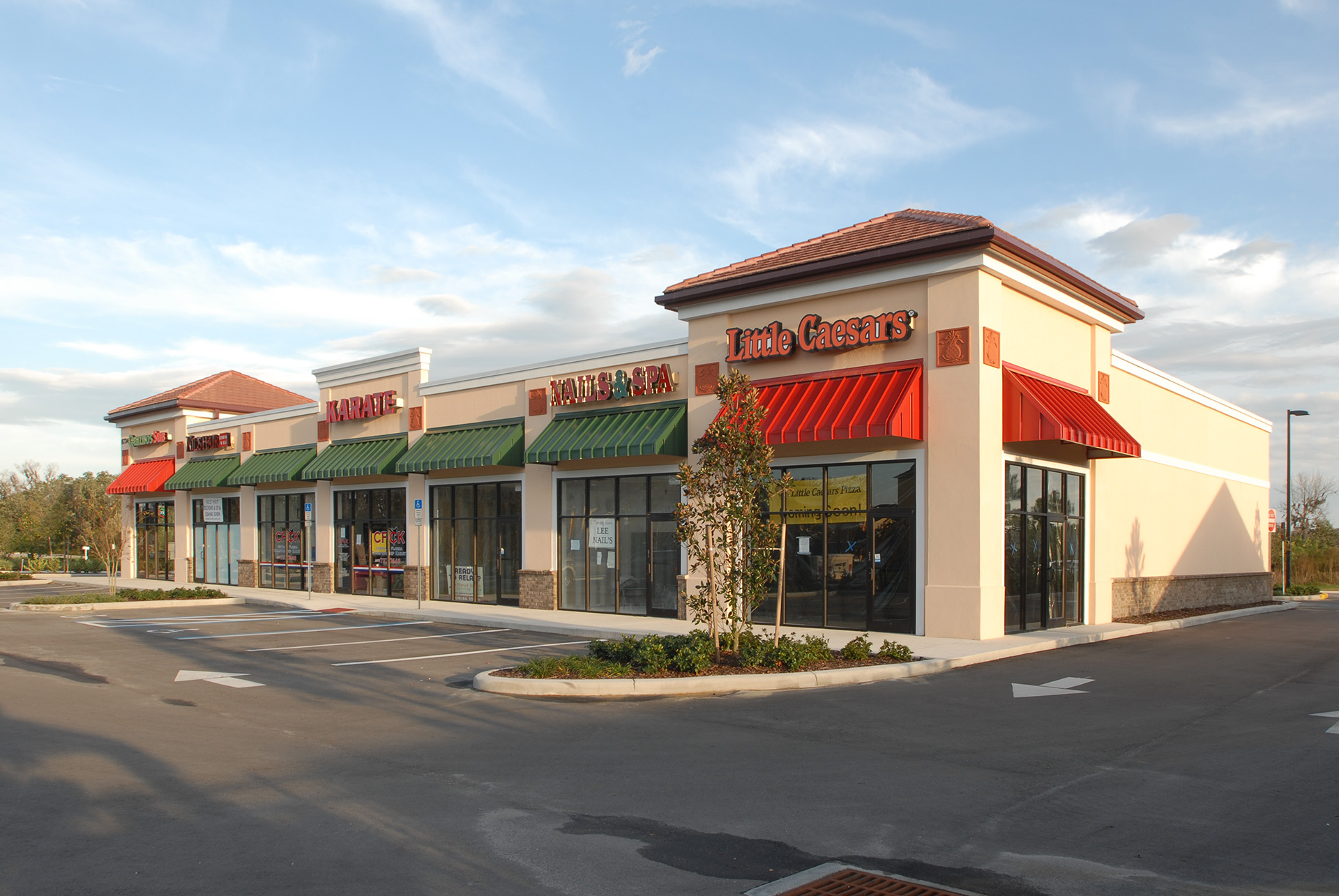 design-build construction services for retail center in Orlando Florida