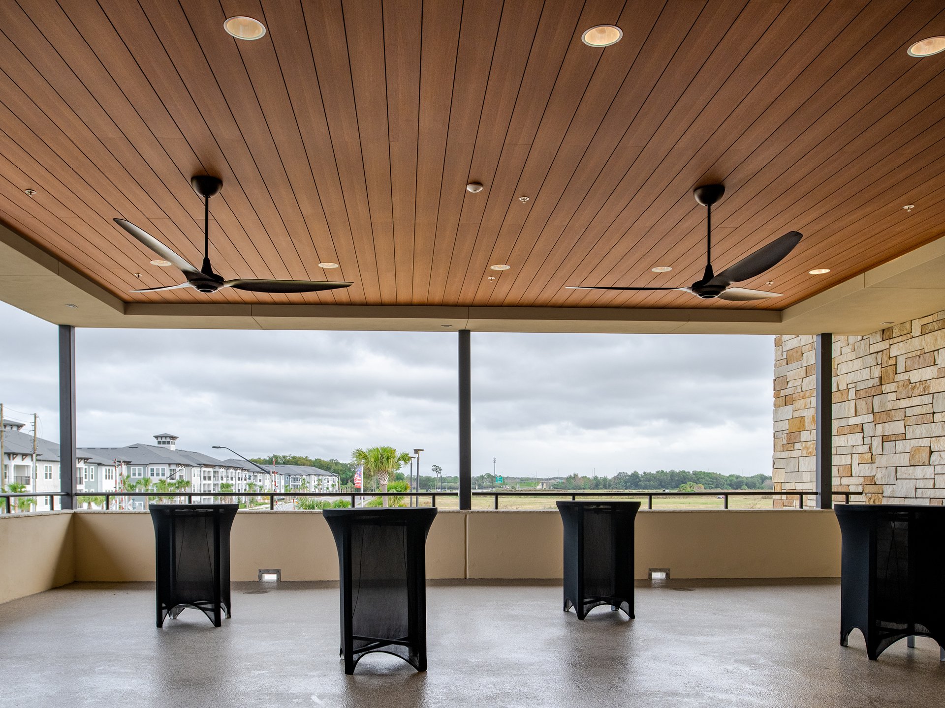 Healthy West Orange Office Building Patio